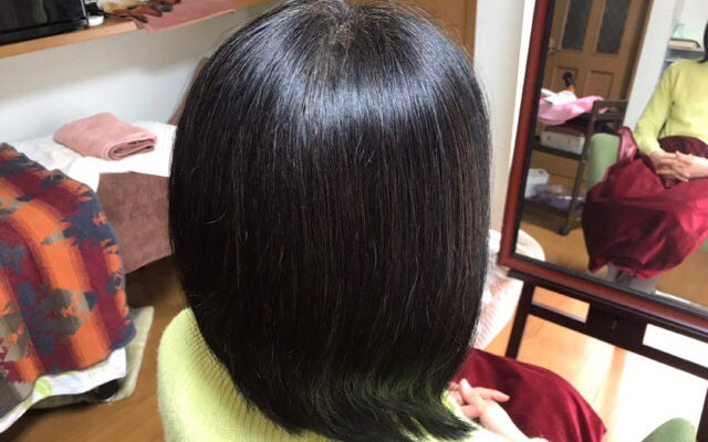 ヘナ染めで くせ毛の広がりはなくなりました 愛知県 ピュアチャンスサロン一宮 植物100 の石臼挽きヘナ専門サロン